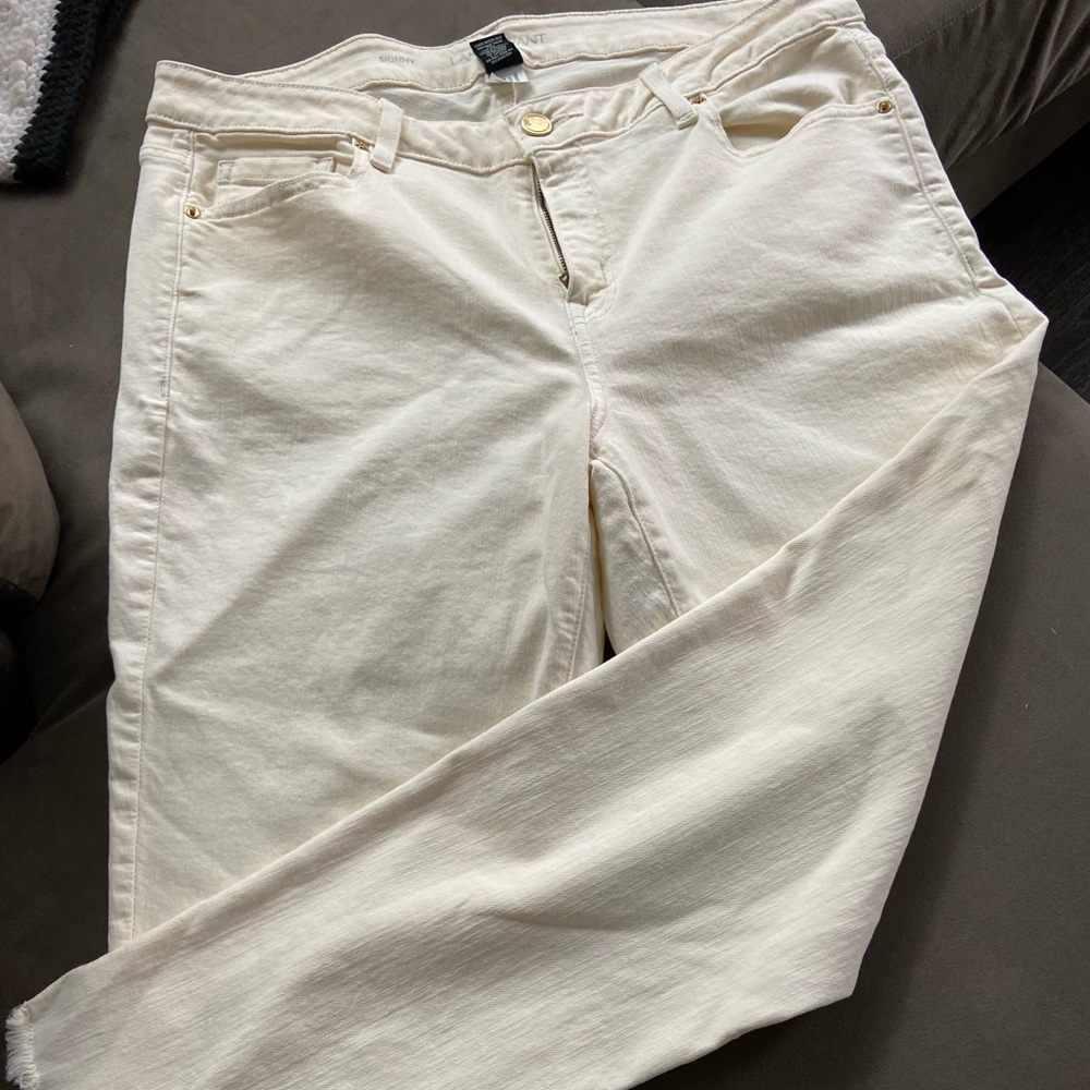 Lane Bryant frayed hem jeans. Size 18